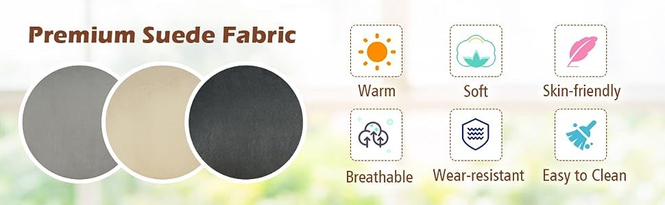 Wood Baby Glider and Ottoman Cushion Set Baby Nursery Rocking Chair with Padded Armrests & Detachable Cushion