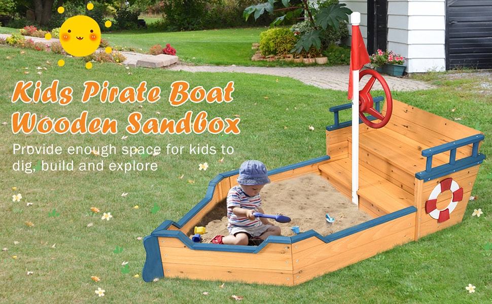 Sandbox children outdoor playset outdoor products bestoutdor.com