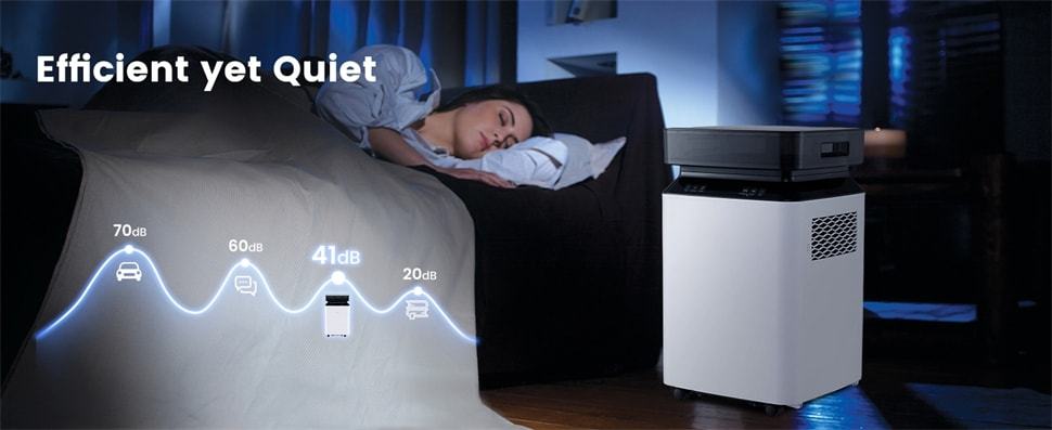 70 Pints Dehumidifier for Basement Home, 4,500 Sq.Ft Energy Efficient Dehumidifier with Pump, Drain Hose, 4 Wheels & 2.2 Gal Water Tank