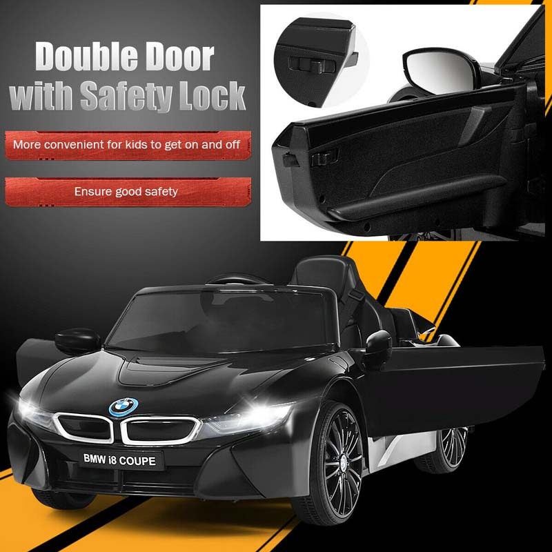 12V Kids BMW i8 Coupe Licensed Electric Ride On Car with 2.4G Remote Control
