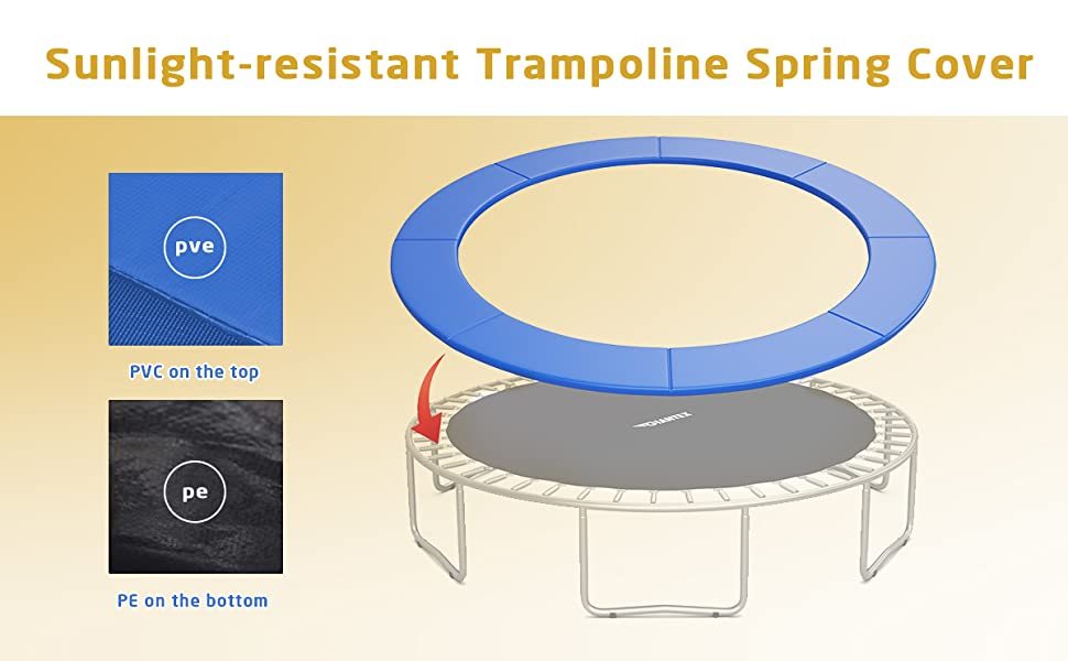 10 Ft Trampoline Replacement Safety Pad Spring Cover