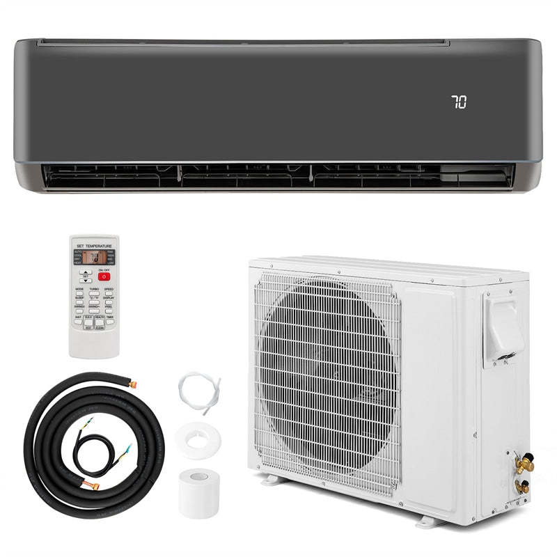 Energy Star Certified 18000 BTU Mini Split Air Conditioner & Heater, 21 SEER2 208-230V Inverter Ductless Split AC with Heat Pump for Rooms 1250 Sq.Ft