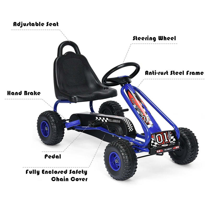 BIG WHEEL KART 3 キッズカート TOY GO CART PEDDLE TYRE GM-PC01 BIG WHEEL KART 3 - A. Ally