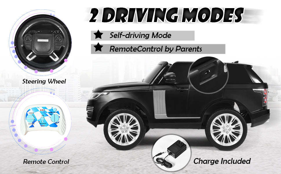 2-Seater Licensed Land Rover 24V Power Battery Kids Ride On Car Toy w/Remote Control