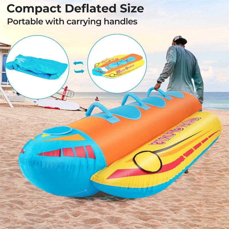towable inflatable ring