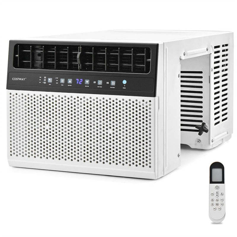12000 BTU U-Shaped Window Air Conditioner, 42dB Ultra Quiet, Energy Saver Over-the-Sill AC with Remote, Covers 400 Sq.Ft for Bedroom/Living Room