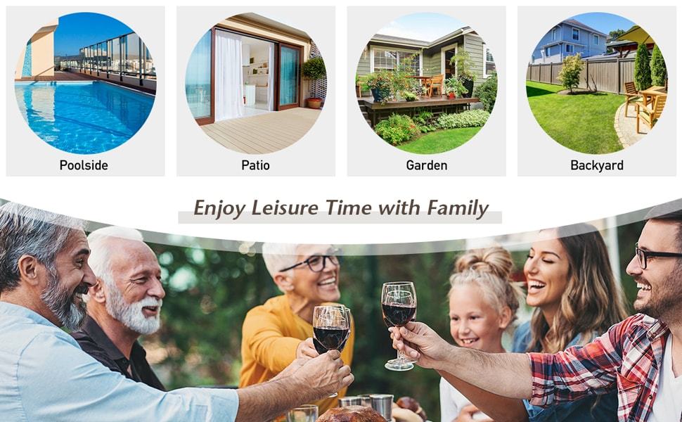 4 Piece Wicker Patio Conversation Set with Coffee Table & Cushioned Sofa