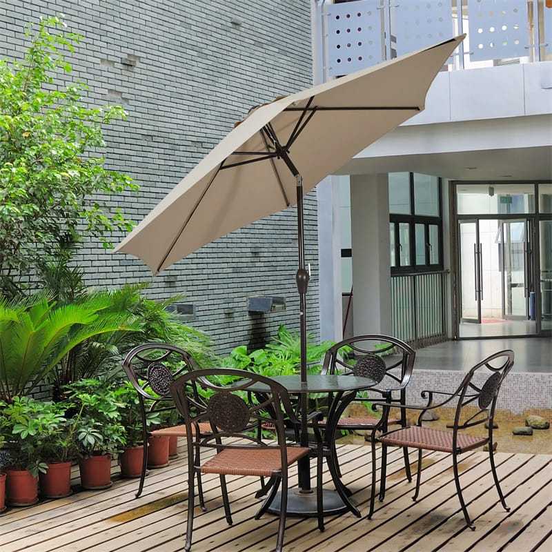 10ft outdoor square steel market patio umbrella square tilt crank Best Choice Products 10ft Outdoor Steel Market Patio Umbrella w/ Crank, Tilt Push Button, 6 Ribs main image 1