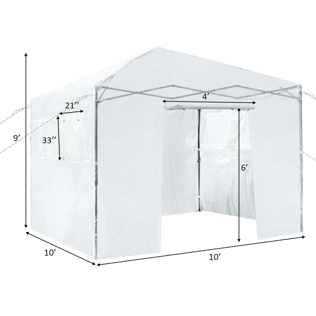 Outdoor Portable Mini Walk-in Garden Greenhouse