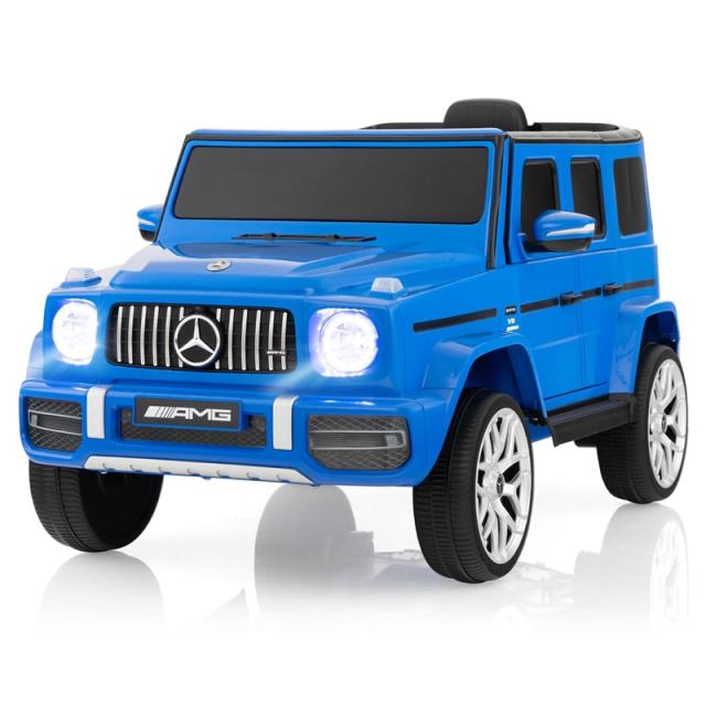 12V Kids Ride On Car, Licensed Mercedes-Benz G63 Electric Vehicle with Remote Control, Double Open Doors & Music, Battery Powered Ride On Toy