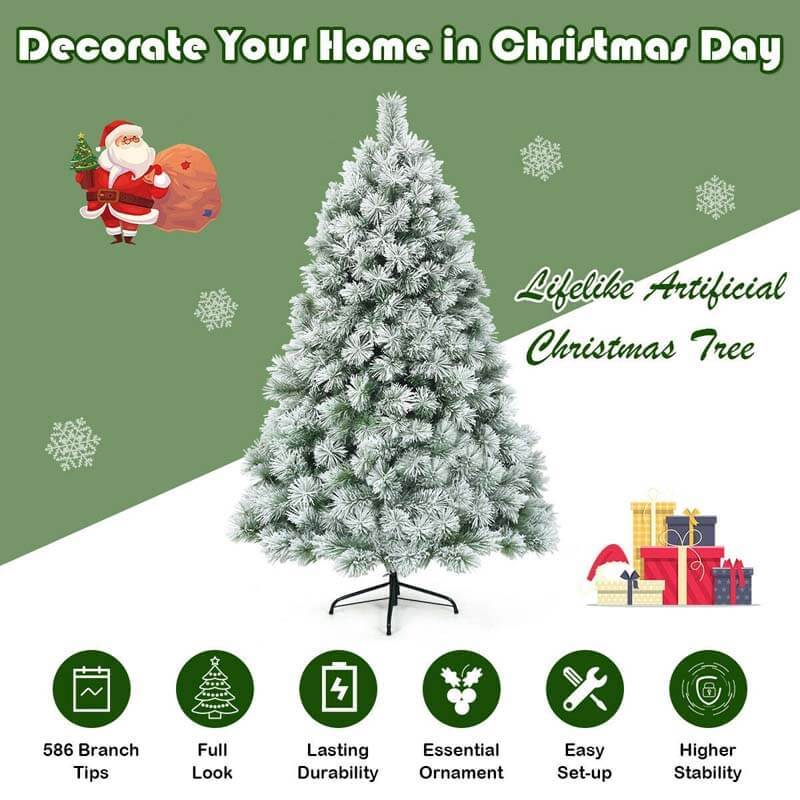 6 Feet Premium Hinged Artificial Christmas Tree