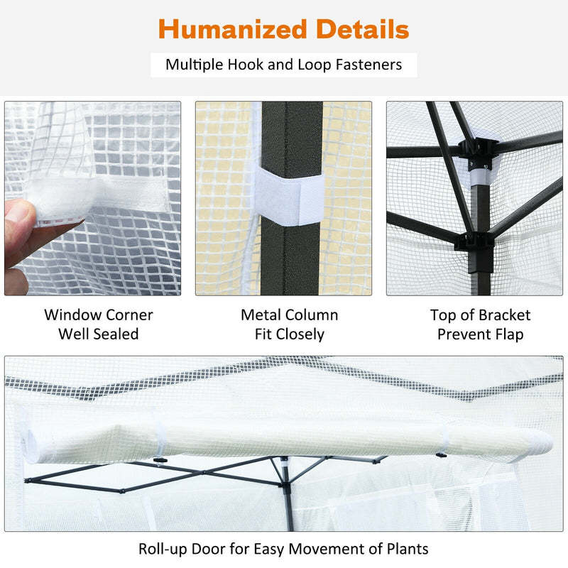 Outdoor Portable Mini Walk-in Garden Greenhouse