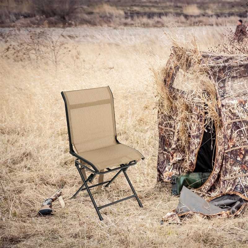 360° Swivel Hunting Blind Chair Folding Hunting Chair with Mesh - Main Image
