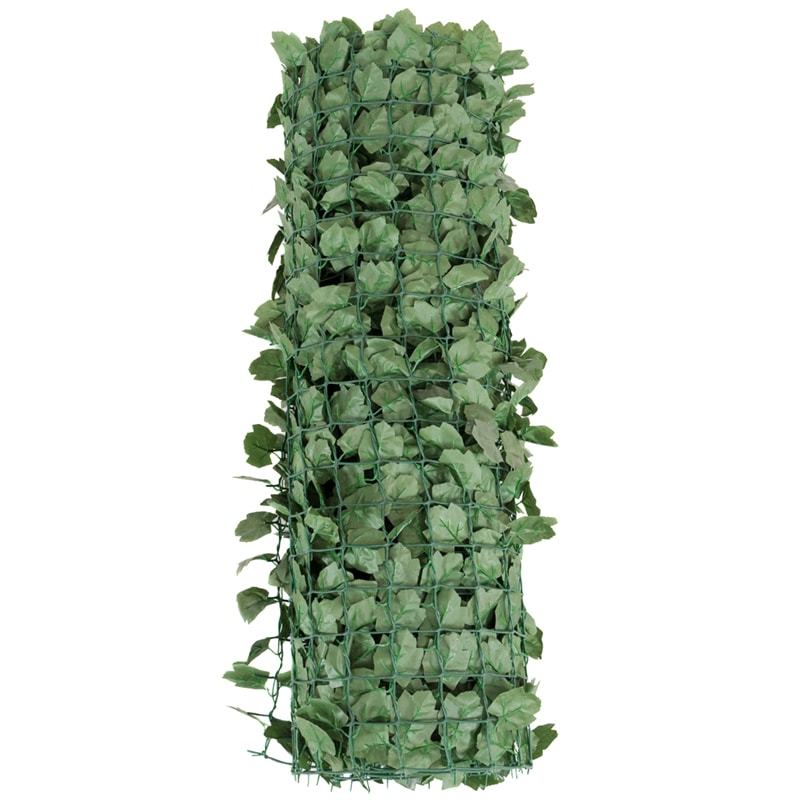 Faux Ivy Privacy Fence Screen, Artificial Decorative Hedge Panel, Vine Leaf Greenery Fence Cover for Garden, Patio & Porch Decor