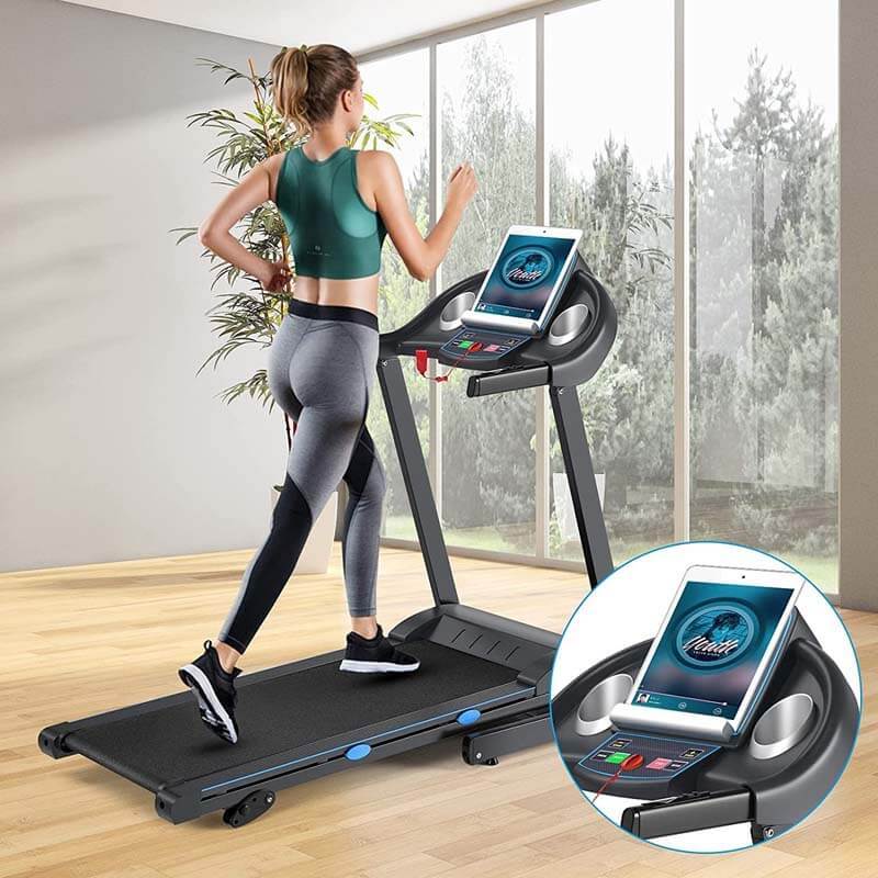 2.25 HP Electric Folding Treadmill Motorized Power Running Fitness Machine