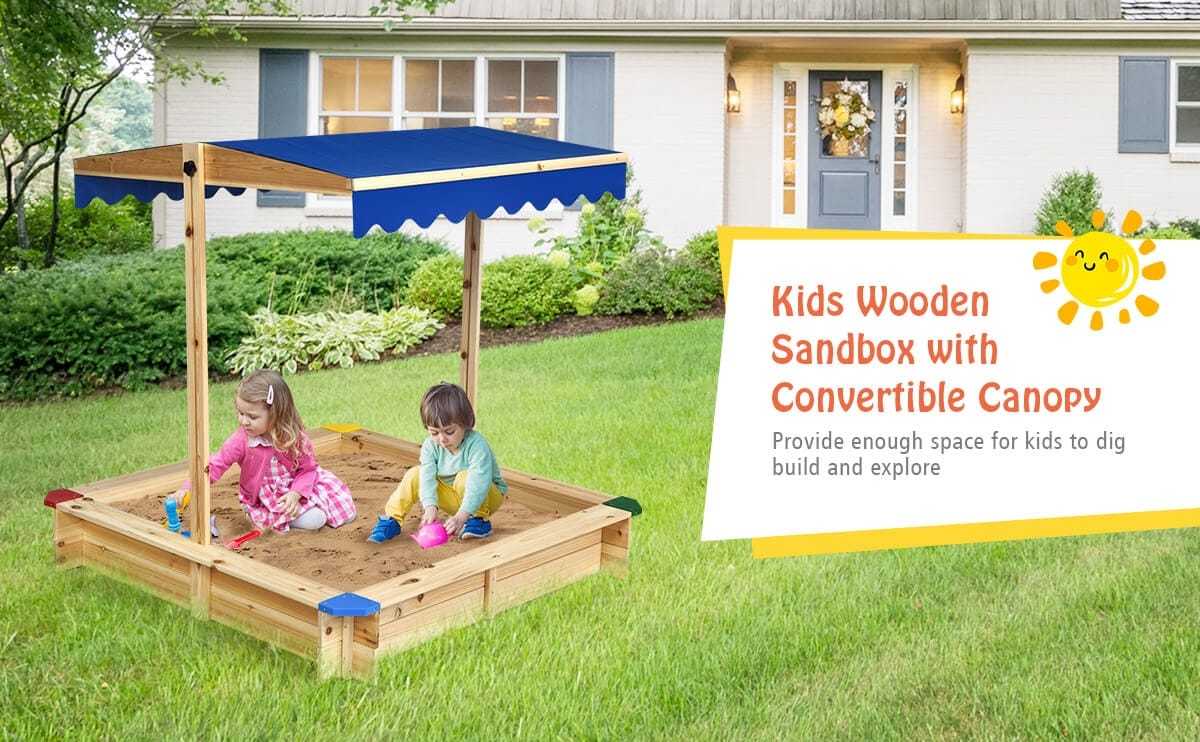 Sandbox children outdoor playset outdoor products bestoutdor.com