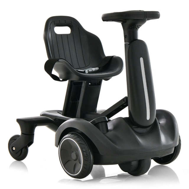 6V Electric Kids Ride-On Drift Car with 360° Spin, 2-Position Adjustable Seat, Horn & Engine, Drifting Go Kart Toy for Boys & Girls