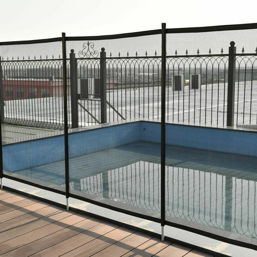 4 ft x 12 ft Mesh Pool Safety Fence for In-Ground