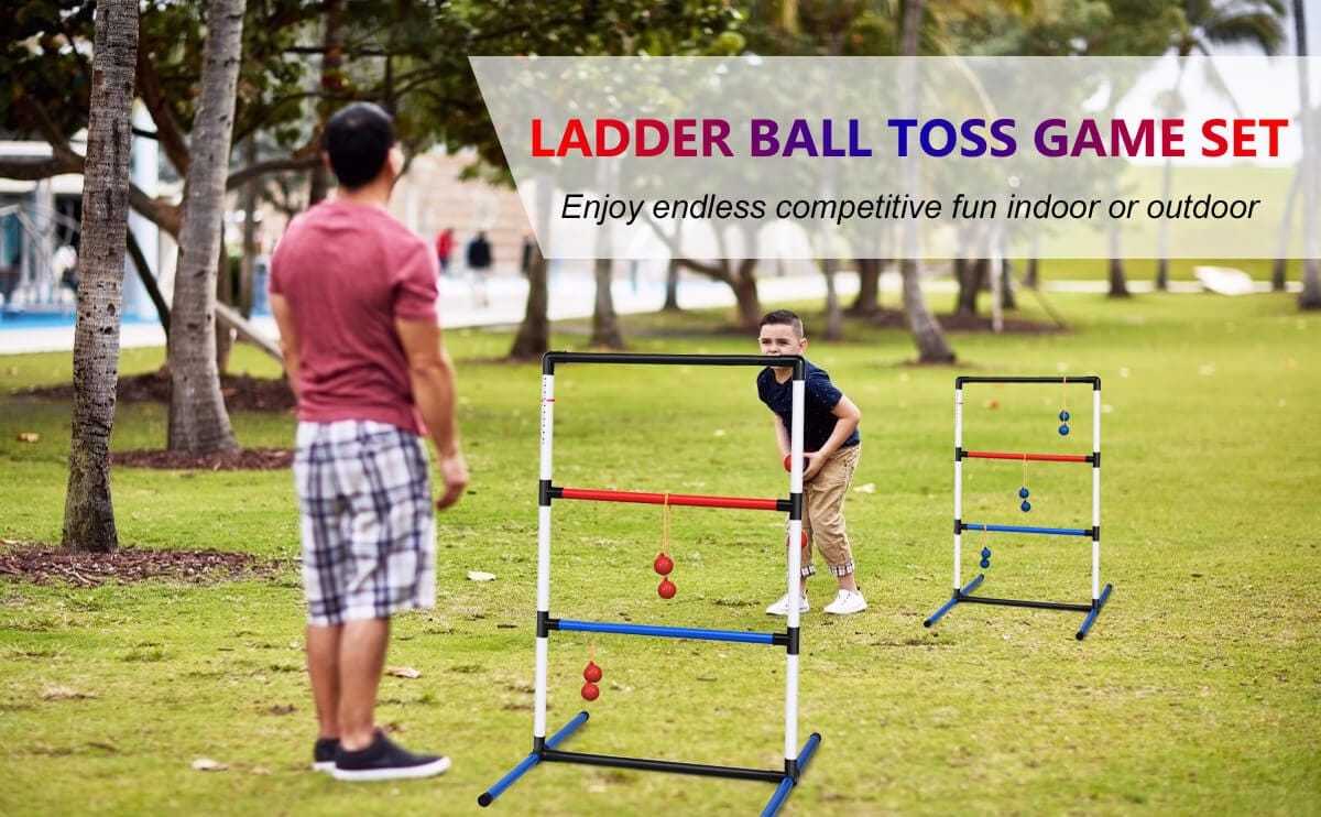 Bestoutdor ladder ball ladder toss game