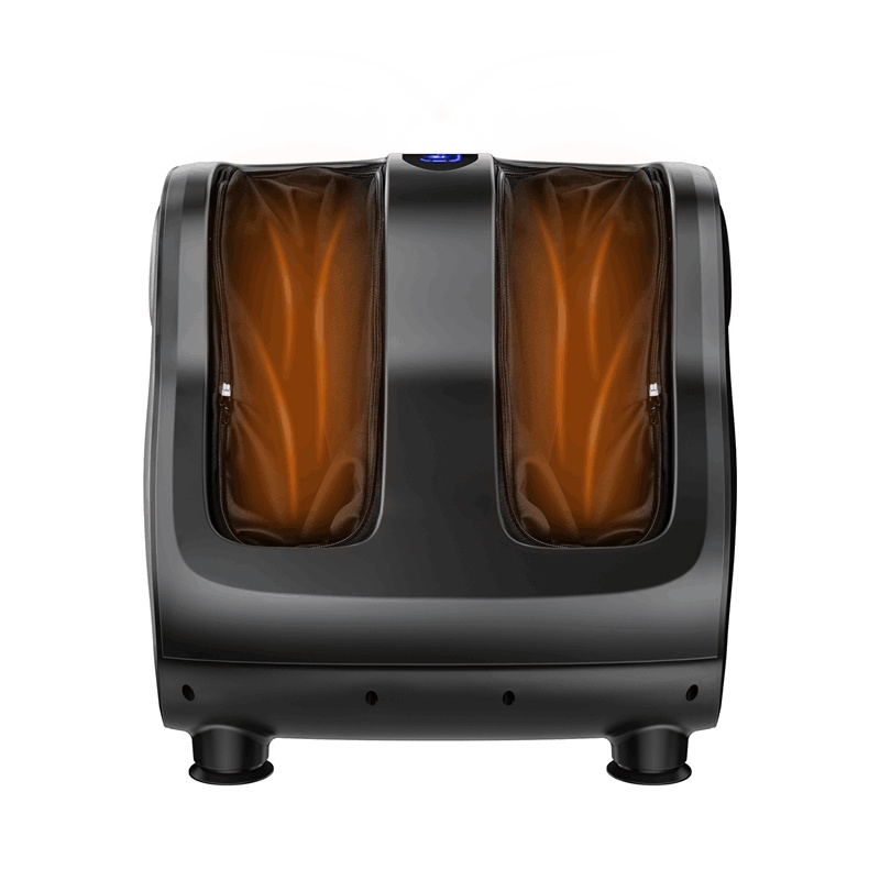 Shiatsu Foot and Calf Massager Vibration Foot Massager with Heat, Kneading, Adjustable Tilt Base & Remote Control