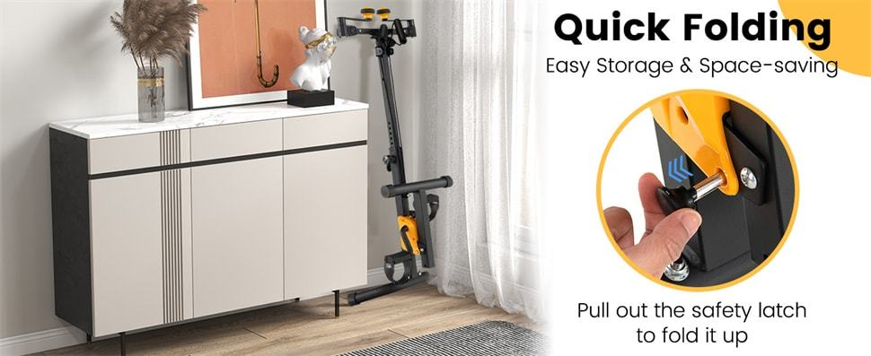 Foldable Pedal Exerciser for Seniors, Rehab Pedal Bike with Adjustable Resistance & Height, Full-Body Home Rehab, Hand/Arm/Leg Therapy for Elderly