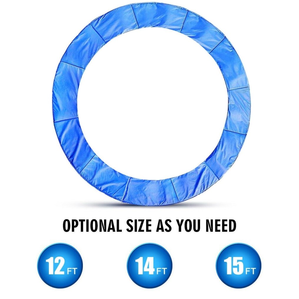 15 Ft Round Trampoline Pad Safety Frame Pad Spring Pad Replacement Cover