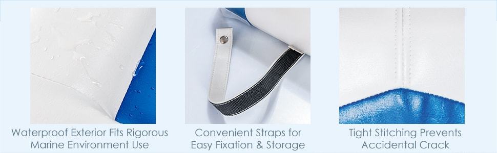 Low Back Boat Seats 2 Pack Folding Fishing Boat Seats Captain Bucket Seats with Stainless Steel Screws & Aluminum Hinges