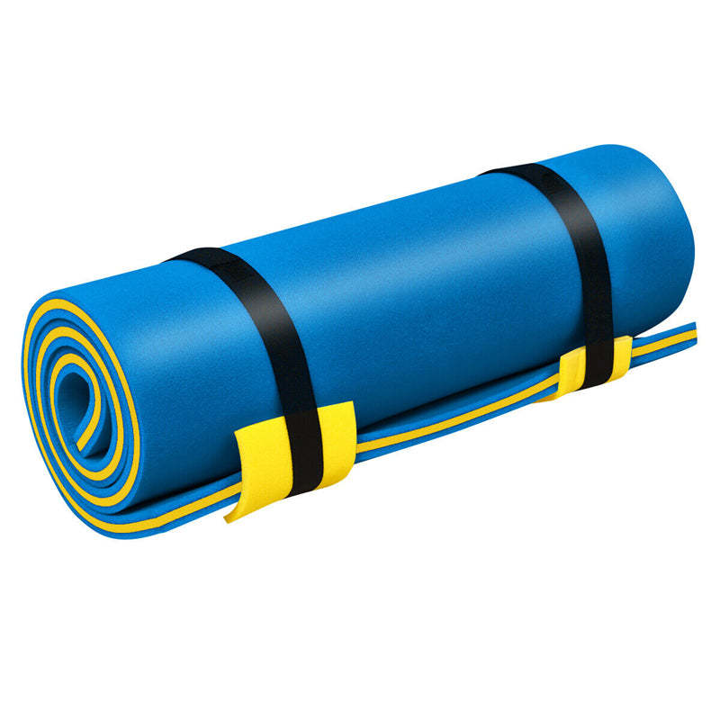 Floating Water Pad, 3-Layer Tear Resistant XPE Foam Water Mat 87" x 36" Foam Pool Float with Rolling Pillow Design for Lake Water Activities