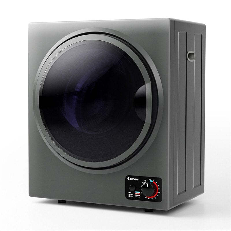 Portable Clothes Dryer, Compact 110V Electric Dryer with 4 Automatic Drying Mode & Stainless Steel Tub, Small Laundry Dryer for Apartment Dorm