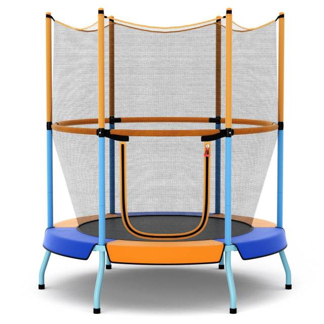HONEY JOY 48" Kids Trampoline Recreational Trampoline w/Heavy-duty Elastic Ropes