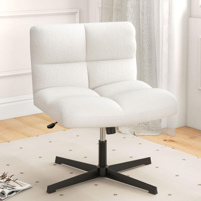 KOMFOTT Criss Cross Chair, Height Adjustable Computer Swivel Office Chair