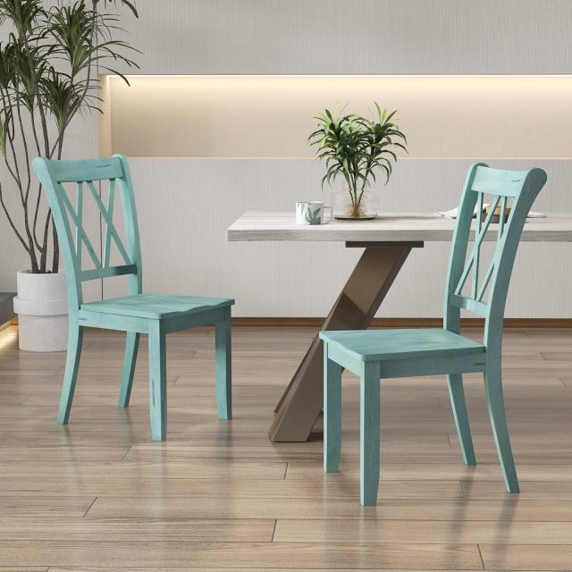 KOMFOTT Wood Dining Chairs Set of 2/4