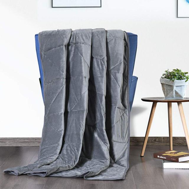 KOMFOTT Premium Weighted Blanket 17lbs |60"x80"| Queen Size, for Kids Adults