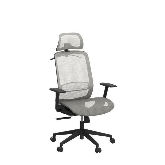 KOMFOTT Ergonomic Office Chair, Mesh Desk Chair Back Support with Adjustable Headrest