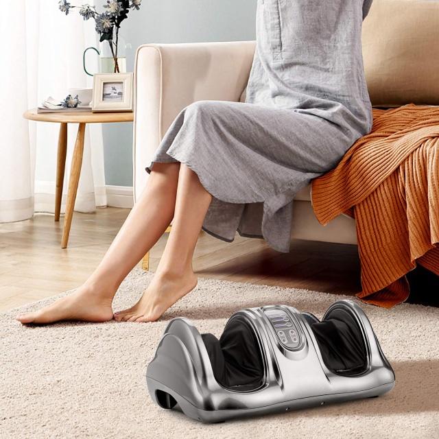 KOMFOTT Electric Shiatsu Foot Massager with Remote and 4 Massage Modes