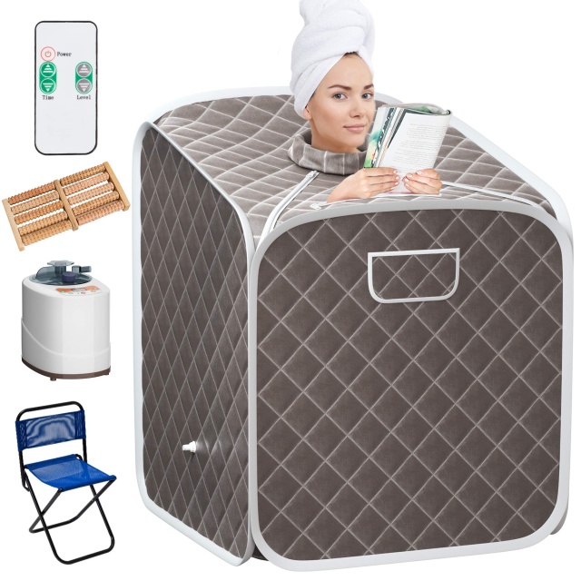 KOMFOTT 2L Portable Steam Sauna Tent, 9 Adjustable Temperature Levels