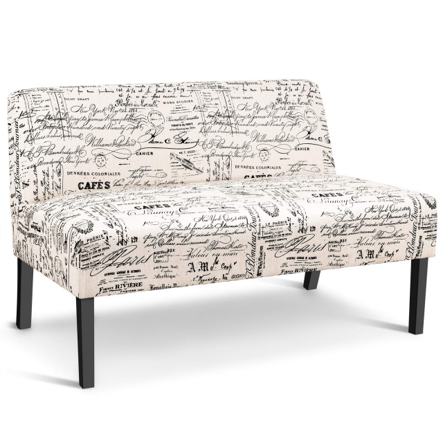 KOMFOTT Loveseat Modern Sofa Chair without Arm for Living Room