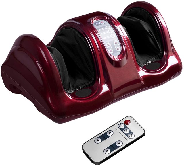 KOMFOTT Electric Shiatsu Foot Massager with Remote and 4 Massage Modes