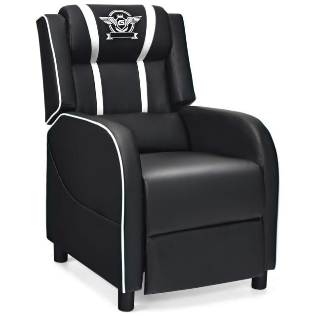 KOMFOTT Adjustable Massage Gaming Chairs for Adults w/Footrest, Remote Control & Side Pocket