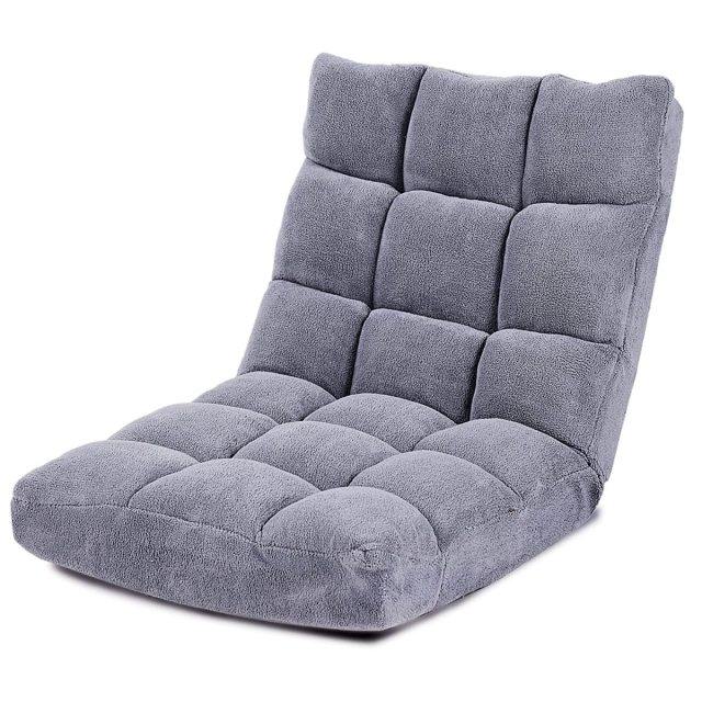 KOMFOTT Floor Chairs for Adults - Floor Gaming Chair with Back Support, 14 Adjustable Position