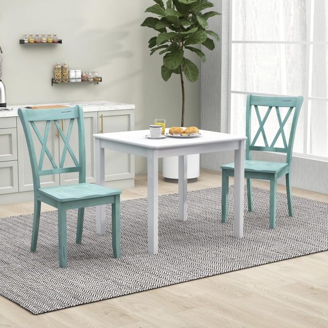 KOMFOTT Wood Dining Chairs Set of 2/4