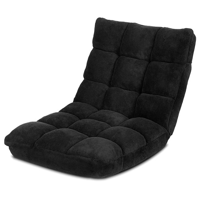 KOMFOTT Floor Chairs for Adults - Floor Gaming Chair with Back Support, 14 Adjustable Position