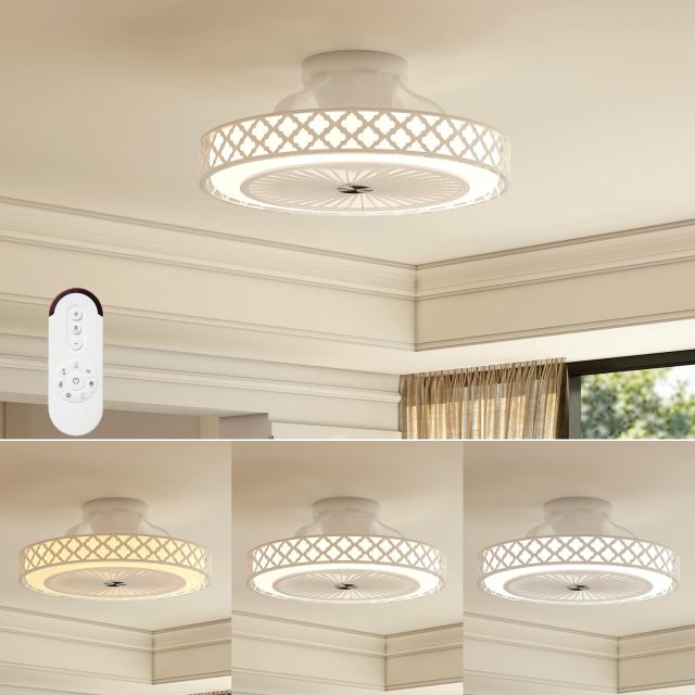 ARLIME 19" Ceiling Fan with Light