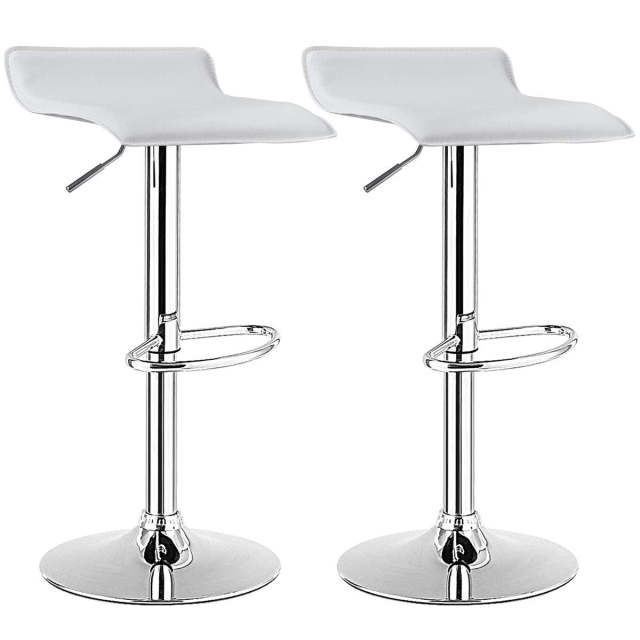 Bar Stools Set of 2 Modern Swivel Contemporary barstools with Adjustable Height