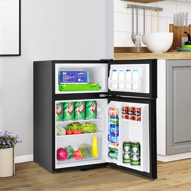 ARLIME Mini Fridge with Freezer, 3.2 Cu. Ft, Compact Refrigerator
