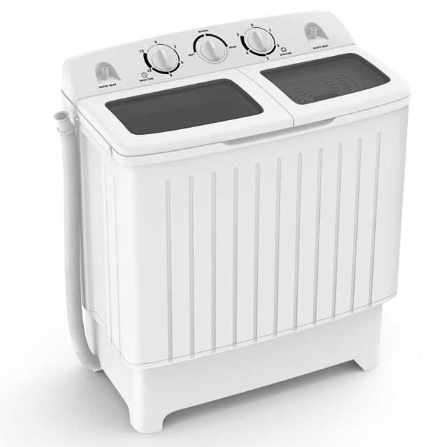 ARLIME Portable Washing Machine, 20lbs Mini Twin Tub Washing Machine
