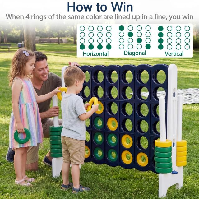 Giant 4-in-a-Row Game Set