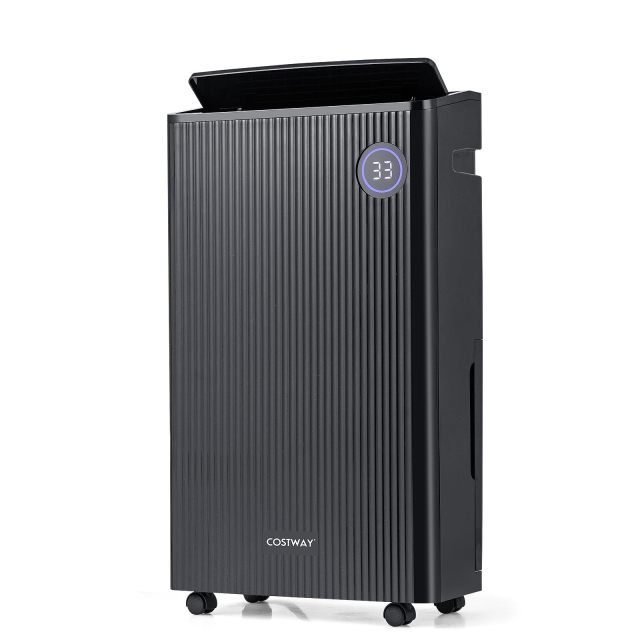 57 Pint Dehumidifiers for Basements with Auto Swing Dry Clothes Mode