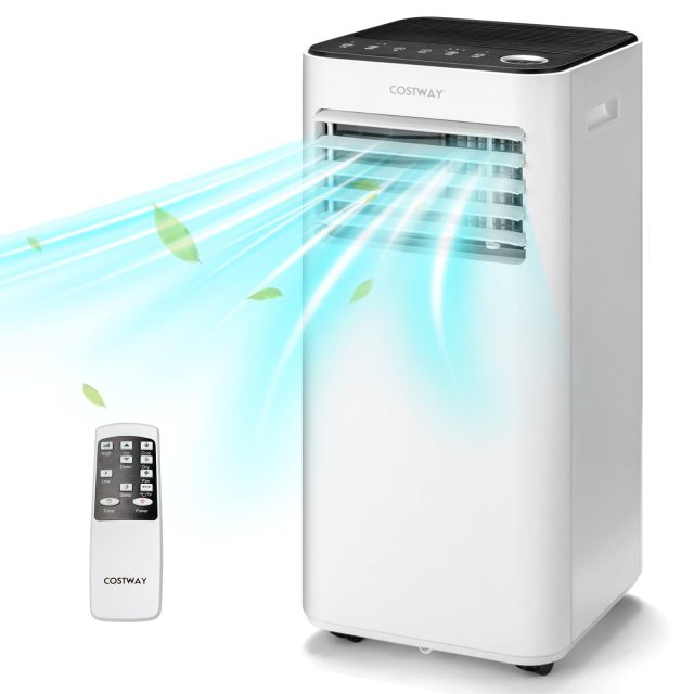 10000 BTU Portable Air Conditioner with Fan & Dehumidifier Mode