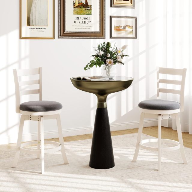 25"/30.5” Swivel Counter Barstools Set of 2/4